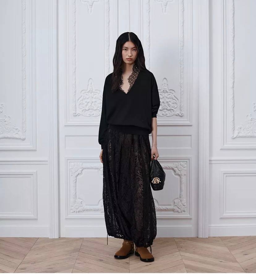 Small Dior Toujours Hobo Bag  Black Cannage Lambskin